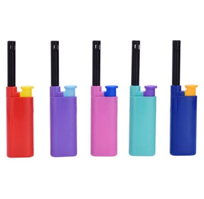 Immagine di ACCENDIGAS RICARICABILE PROF MINI 25pz INANGA BI COLORS