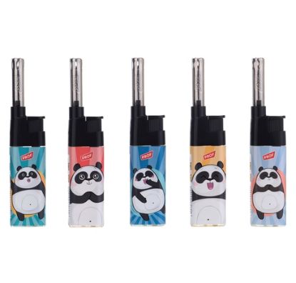 Immagine di ACCENDIGAS RICARICABILE PROF MINI 50pz COBIA PANDA