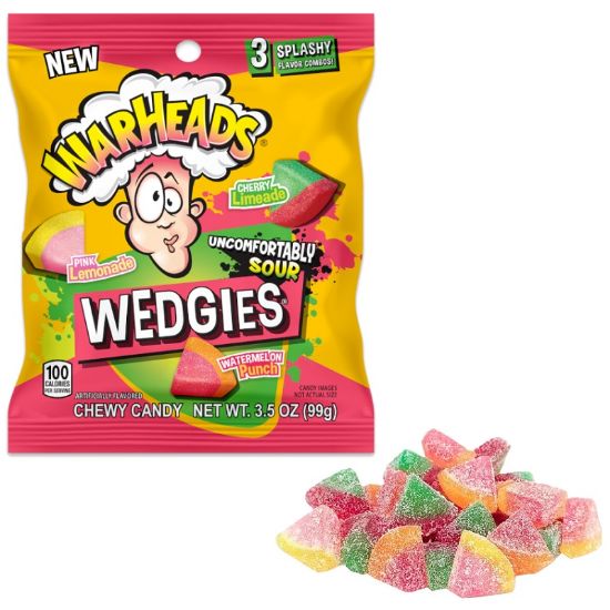 Immagine di CARAMELLE WARHEADS WEDGIES BUSTA 13pz 99gr - CASA DEL DOLCE