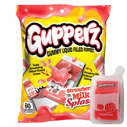 Immagine di CARAMELLE GUPPERZ STRAWBERRY MILKSHAKE BUSTA 12pz 72gr - CASA DEL DOLCE