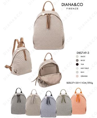 Picture of BORSA ZAINO DIANA&CO FIRENZE 1pz NERO S25