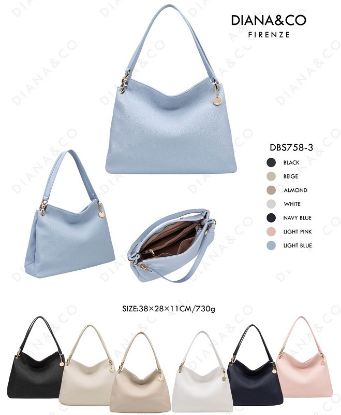 Picture of BORSA DIANA&CO FIRENZE 1pz LIGHT BLUE S25