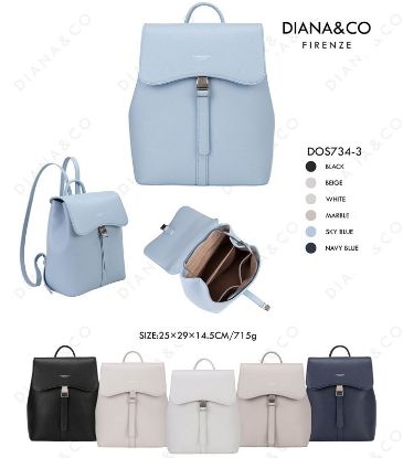 Picture of BORSA ZAINO DIANA&CO FIRENZE 1pz WHITE S25