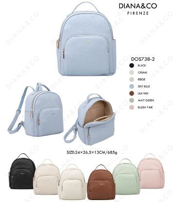 Picture of BORSA ZAINO DIANA&CO FIRENZE 1pz SKY BLUE S25
