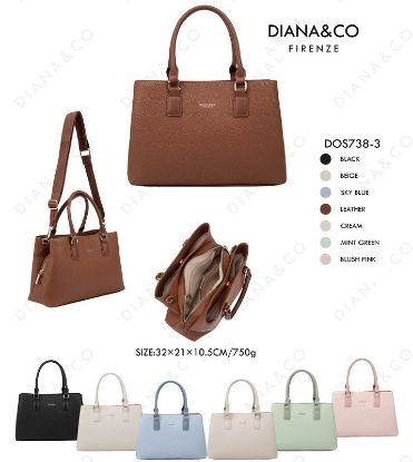 Picture of BORSA DIANA&CO FIRENZE 1pz BEIGE S25
