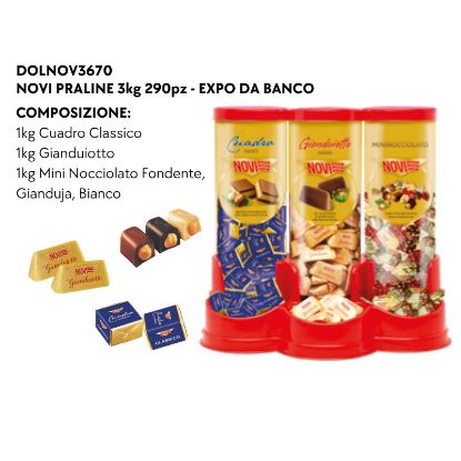 Immagine di NOVI PRALINE 3kg 290pz - EXPO DA BANCO - PR2025