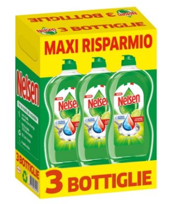 Picture of DETERGENTE NELSEN LAVAPIATTI 3x850ml