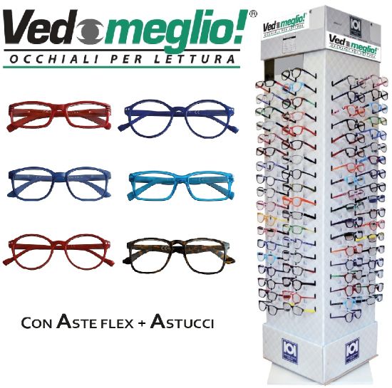 Picture of OCCHIALI GRAD. VEDOMEGLIO (da 1.00 a 3.50) 144pz EXPO DA TERRA