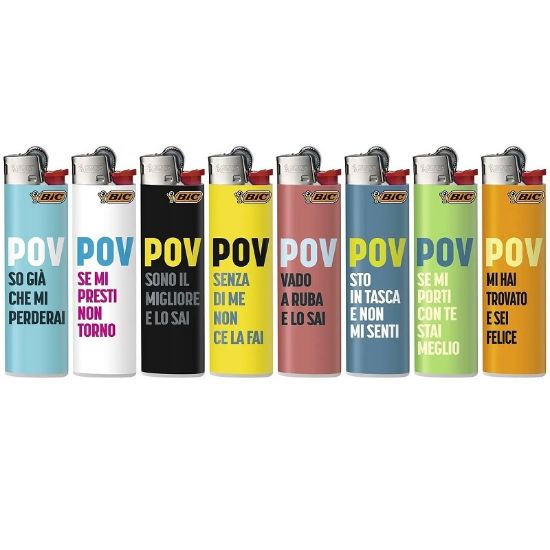 Immagine di ACCENDINO BIC MEDIO J23 PIETRINA 50pz SLV POV