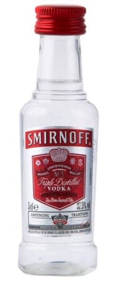 Immagine di MIGNON SMIRNOFF VODKA 37gradi 5cl. 12pz