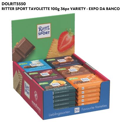 Immagine di RITER SPORT EXPO TAVOLETTE 36pz - EXPO DA BANCO - PR2025