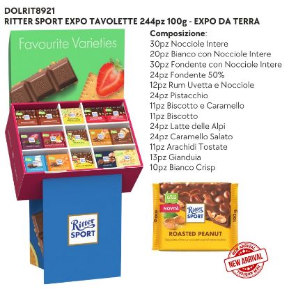 Picture of RITTER SPORT EXPO TAVOLETTE 244pz - EXPO DA TERRA - PR2025