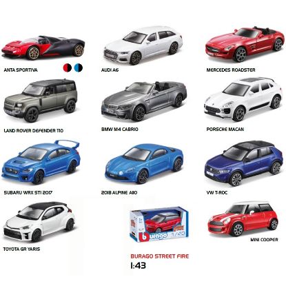 Immagine di GIOCHI AUTO 1:43 STREET ICONIS 1pz MODELLI ASSORTITI