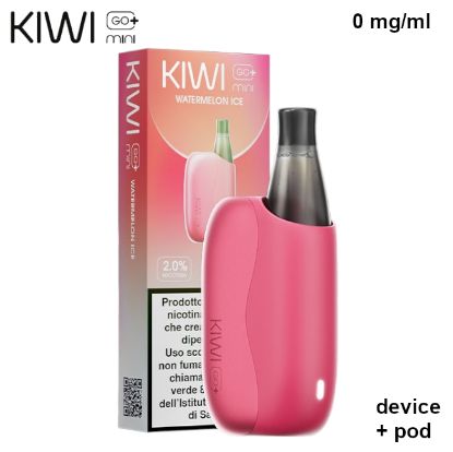 Immagine di KIWI GO PLUS MINI STARTER KIT + POD 1pz WATERMELON ICE 2ml 0mg/ml - PL0014927 SENZA NICOTINA