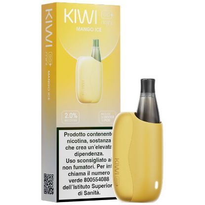 Immagine di KIWI GO PLUS MINI STARTER KIT + POD 1pz MANGO ICE 2ml 20mg/ml - PLN014698