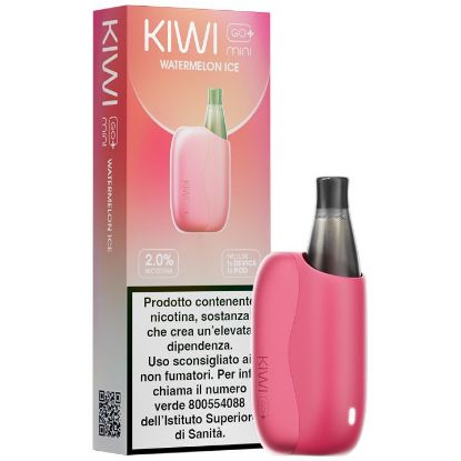 Immagine di KIWI GO PLUS MINI STARTER KIT + POD 1pz WATERMELON ICE 2ml 20mg/ml - PLN014699