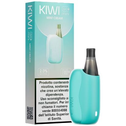 Immagine di KIWI GO PLUS MINI STARTER KIT + POD 1pz MINT CREAM 2ml 20mg/ml - PLN014700