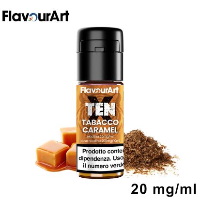 Immagine di Ten X FlavourArt TABACCO CARAMEL 10ml 20mg/ml - PLN013606