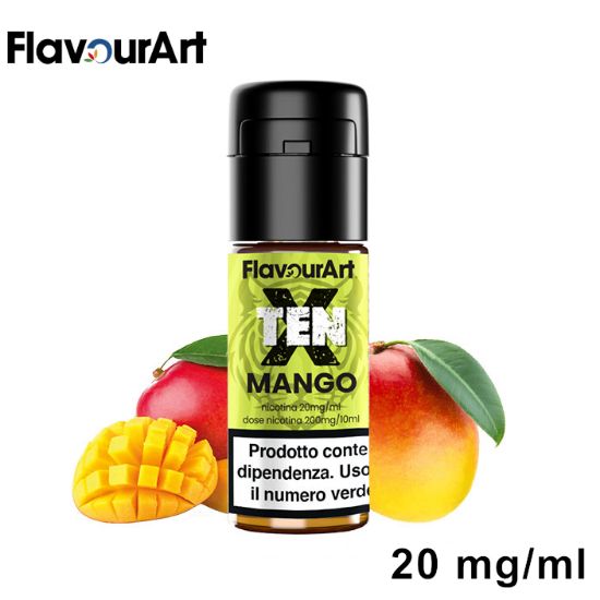 Picture of Ten X FlavourArt MANGO 10ml 20mg/ml - PLN013582