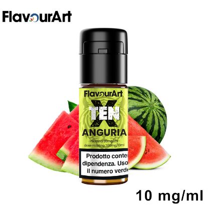 Immagine di Ten X FlavourArt ANGURIA 10ml 10mg/ml - PLN013583