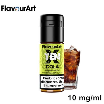 Immagine di Ten X FlavourArt COLA 10ml 10mg/ml - PLN013595