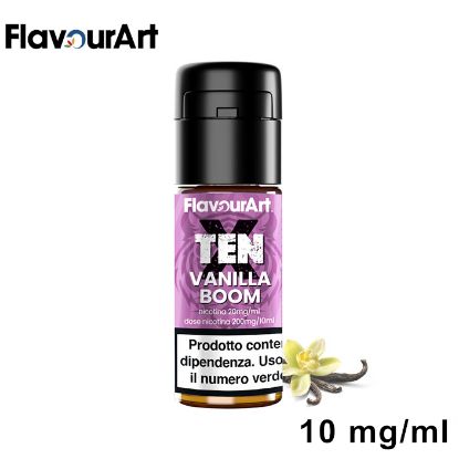 Immagine di Ten X FlavourArt VANILLA BOOM 10ml 10mg/ml - PLN013611