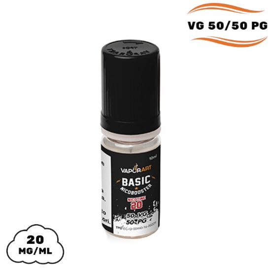 Picture of NICOTINA VAPORART NICOBOOSTER E-LIQUID BASE VG 50/50 10ml 20mg/ml NICOTINA - PLN000153