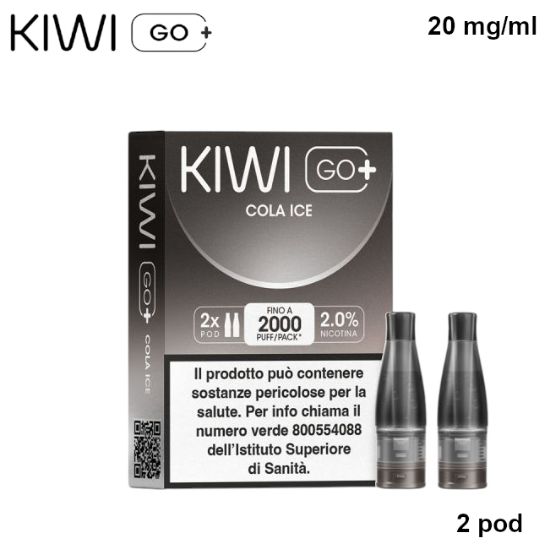 Picture of KIWI GO PLUS POD 1x2pz COLA ICE 2ml 20mg/ml - PLN014180
