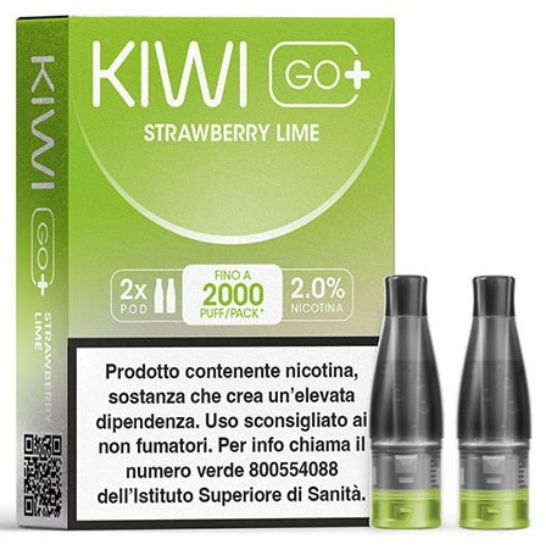 Immagine di KIWI GO PLUS POD 1x2pz STRAWBERRY LIME 2ml 20mg/ml - PLN014704