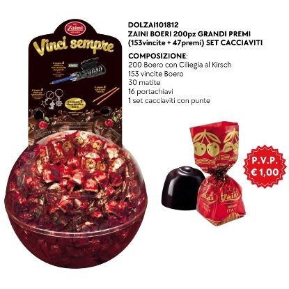 Immagine di ZAINI BOERI 200pz GRANDI PREMI (153vincite + 47premi) SET CACCIAVITI