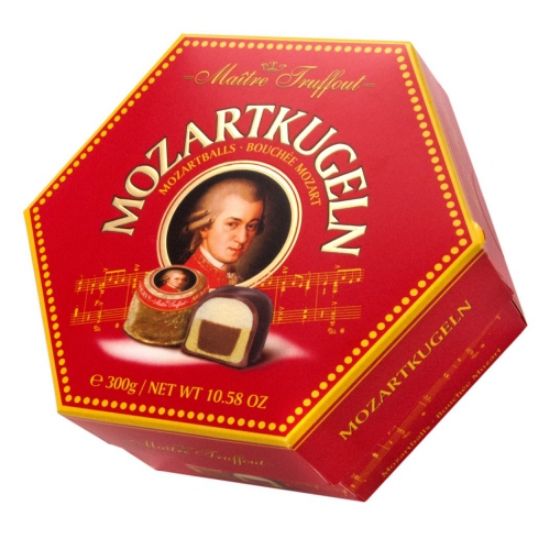 Immagine di CIOCCOLATINI SCATOLA REGALO 300gr PALLINE DI MOZART