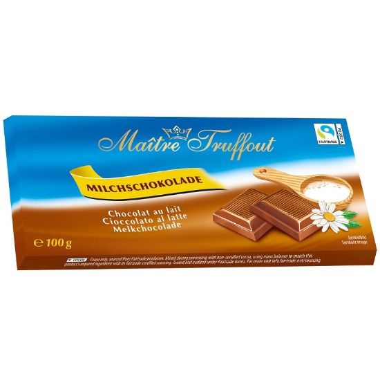 Picture of MAITRE TRUFFOUT TAVOLETTE 100gr 1pz LATTE
