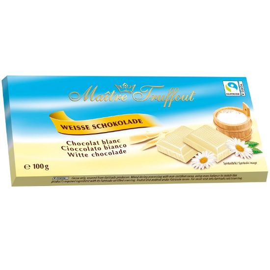 Immagine di MAITRE TRUFFOUT TAVOLETTE 100gr 1pz BIANCO
