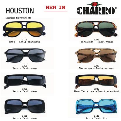 Immagine di OCCHIALI SOLE CHARRO 8pz HOUSTON