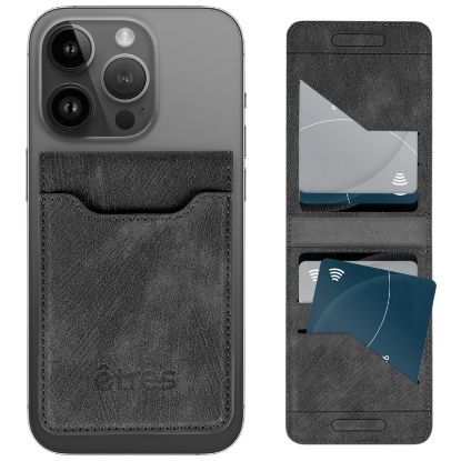 Picture of WALLET UNISEX 1pz ETRES3 DUEX BLACK+ GIFT BOX AND BAG