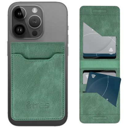 Picture of WALLET UNISEX 1pz ETRES3 DUEX GREEN+ GIFT BOX AND BAG