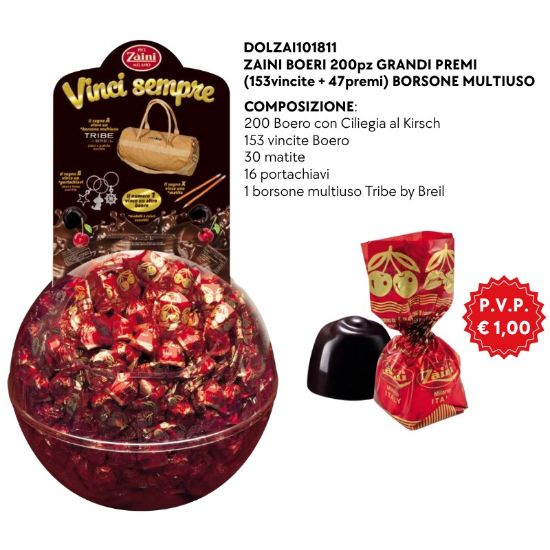Immagine di ZAINI BOERI 200pz GRANDI PREMI (153vincite + 47premi) BORSONE MULTIUSO - PR2025