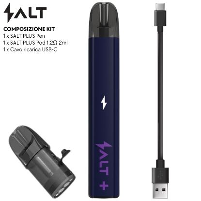 Immagine di SALT PLUS STARTER KIT PURPLE SOFT TOUCH + POD 2ml vuoto