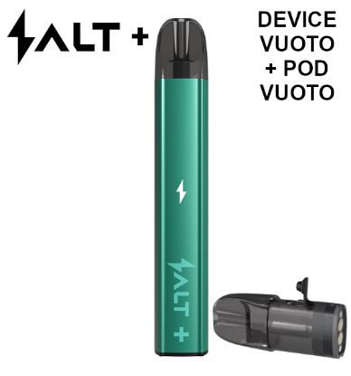 Immagine di SALT PLUS STARTER KIT AQUAMARINE METALLIC + POD 2ml vuoto