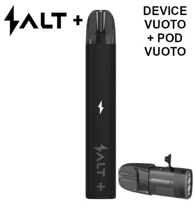 Immagine di SALT PLUS STARTER KIT BLACK SOFT TOUCH + POD 2ml vuoto