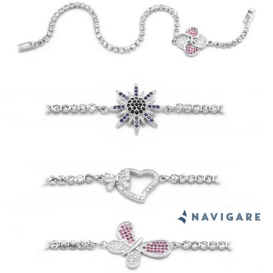 Immagine di BRACCIALE DONNA NAVIGARE 4pz + SCATOLA REGALO (promo senza sacchetto)