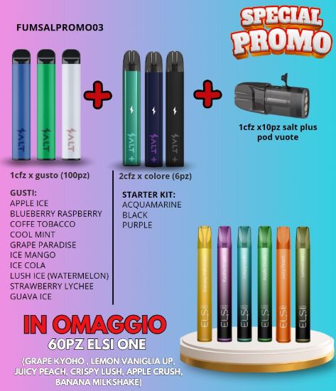 Picture of SALT PLUS + SWITCH KIT PROMO INVITO + 60 ELSIONE OMAGGIO