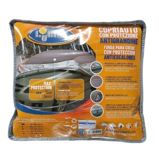 Immagine di TELO ANTIGRANDINE AUTO L 495x185x120cm -EVA da 5,25-protez finestrini laterali
