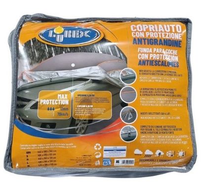 Immagine di TELO ANTIGRANDINE AUTO XL 535x205x120cm -EVA da 5,25-protez finestrini laterali