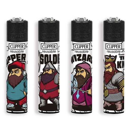 Immagine di ACCENDINO CLIPPER PIETRINA 48pz DWARF CLAN
