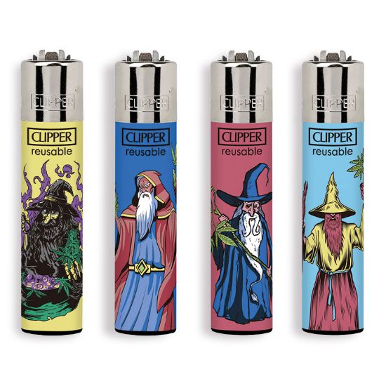 Immagine di ACCENDINO CLIPPER PIETRINA 48pz HIGH WIZARDS