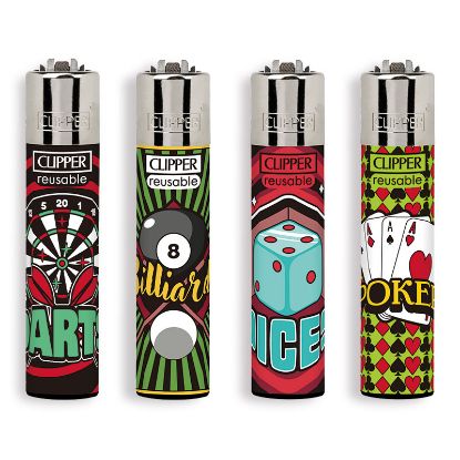 Immagine di ACCENDINO CLIPPER PIETRINA 48pz RANDOM GAMES