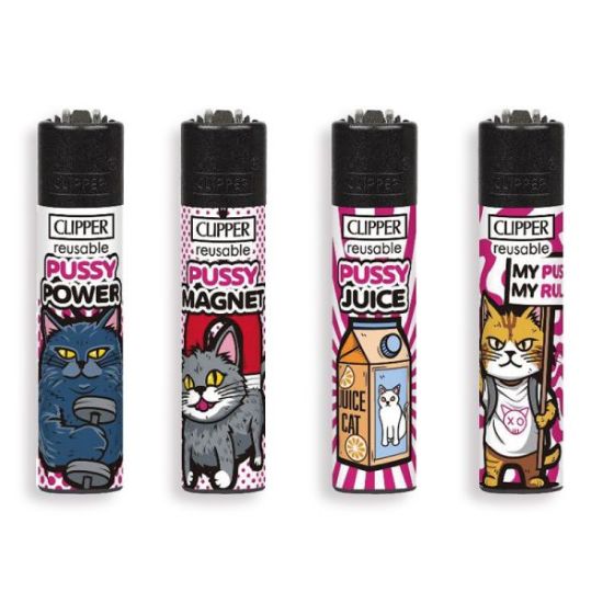Picture of ACCENDINO CLIPPER MINI PIETRINA 48pz PUSSYCAT