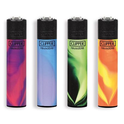 Immagine di ACCENDINO CLIPPER PIETRINA 48pz NEBULA MIX 4