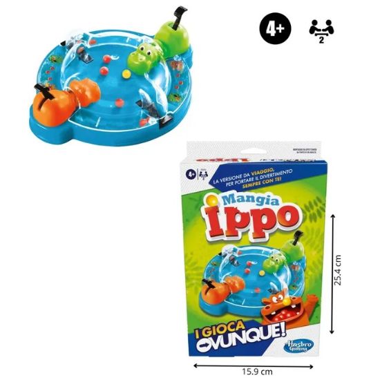 Immagine di GIOCHI HUNGRY HUNGRY HIPPOS GIOCA OVUNQUE